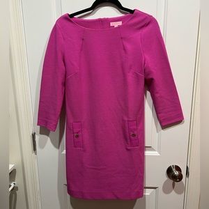 Lilly Pulitzer pink ottoman dress